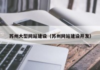 苏州大型网站建设（苏州网站建设开发）